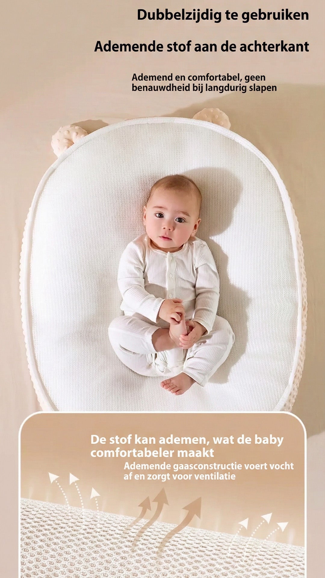 Dubbelzijdig Lounge & Voedingskussen