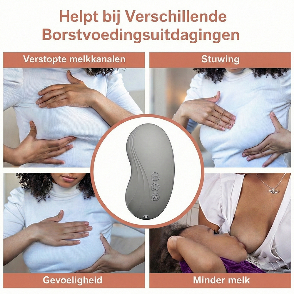 Verwarmende Borstmassager - Borstvoeding
